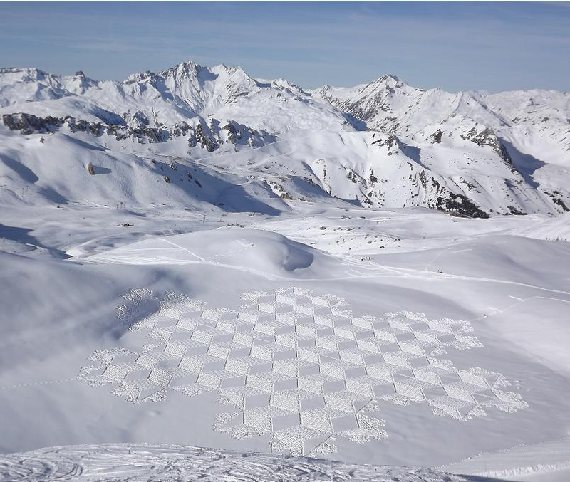 Illustration for article titled Art That's Made with Snow and Ice
